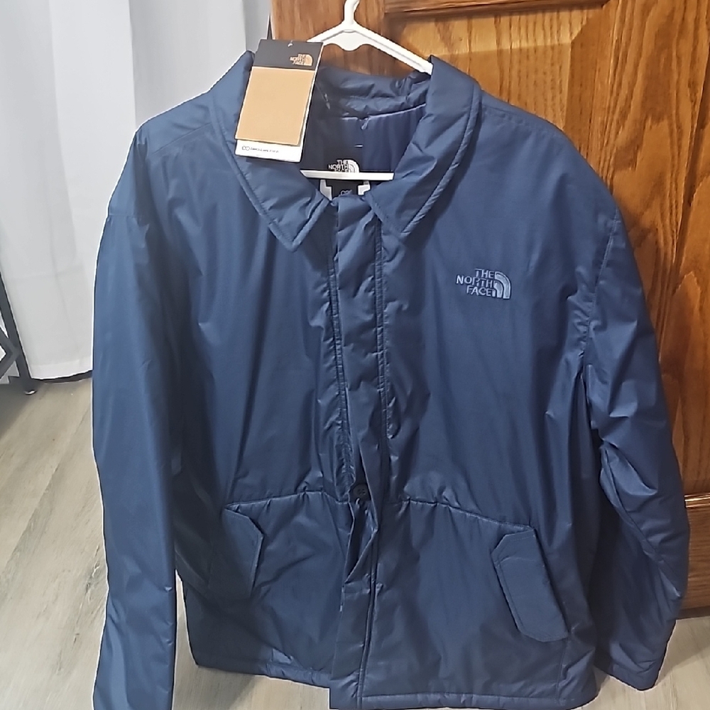 The North Face Blue Windbreaker Jacket Weather-Resistant